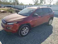 Salvage cars for sale at Riverview, FL auction: 2015 Jeep Cherokee Sport