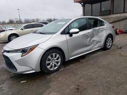 Salvage cars for sale from Copart Fort Wayne, IN: 2022 Toyota Corolla LE