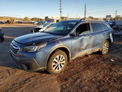 Salvage cars for sale from Copart Colorado Springs, CO: 2020 Subaru Outback Premium