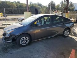 Salvage cars for sale at Gaston, SC auction: 2017 Toyota Prius