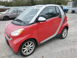 Smart salvage cars for sale: 2009 Smart Fortwo Passion