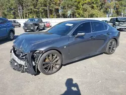 Salvage cars for sale at Dunn, NC auction: 2024 Lexus IS 350 F Sport Design