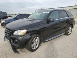 2014 Mercedes-Benz ML 350 4matic en venta en Kansas City, KS