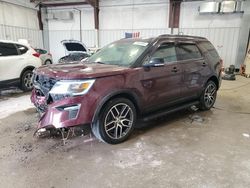 Salvage cars for sale at Franklin, WI auction: 2018 Ford Explorer Sport