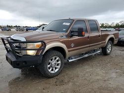 Salvage trucks for sale at Houston, TX auction: 2011 Ford F250 Super Duty