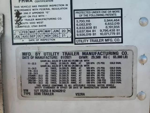 2022 Utility Reefer Trailer W/ Thermo King S-600