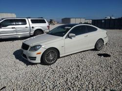 Salvage cars for sale at Taylor, TX auction: 2012 Mercedes-Benz C 250