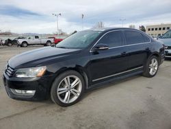 Volkswagen Vehiculos salvage en venta: 2013 Volkswagen Passat SEL