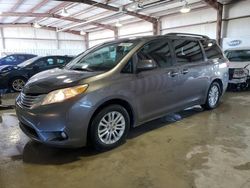 Salvage cars for sale at Haslet, TX auction: 2015 Toyota Sienna XLE