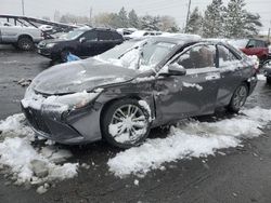 Salvage cars for sale from Copart Denver, CO: 2016 Toyota Camry LE