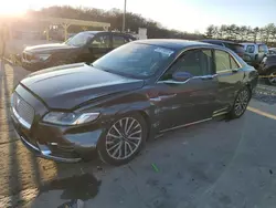 Salvage cars for sale at Windsor, NJ auction: 2019 Lincoln Continental Select