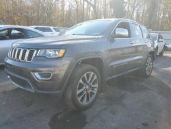 Salvage cars for sale at Glassboro, NJ auction: 2018 Jeep Grand Cherokee Limited