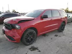 Salvage SUVs for sale at auction: 2015 Dodge Durango SXT