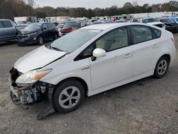 Salvage cars for sale from Copart Mocksville, NC: 2013 Toyota Prius