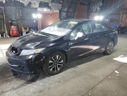 Salvage cars for sale at Albany, NY auction: 2013 Honda Civic EX