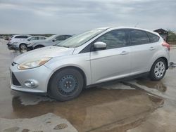 Salvage cars for sale at Grand Prairie, TX auction: 2012 Ford Focus SE