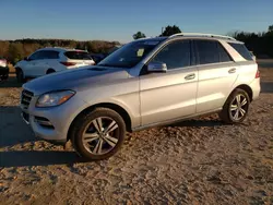 Salvage cars for sale at China Grove, NC auction: 2013 Mercedes-Benz ML 350