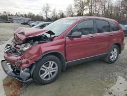 Salvage cars for sale at Waldorf, MD auction: 2011 Honda CR-V EX