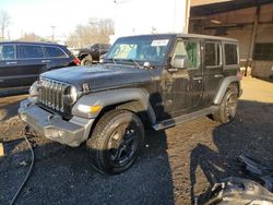 Jeep salvage cars for sale: 2020 Jeep Wrangler Unlimited Sport