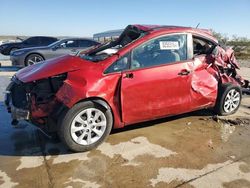 Salvage cars for sale at Grand Prairie, TX auction: 2015 KIA Rio LX