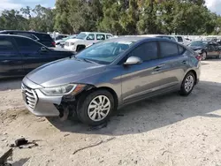 Salvage cars for sale at Ocala, FL auction: 2018 Hyundai Elantra SE