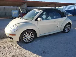 2008 Volkswagen New Beetle Convertible SE en venta en Andrews, TX