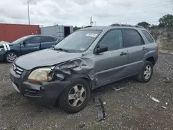 Salvage cars for sale at Homestead, FL auction: 2006 KIA New Sportage