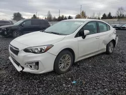 Subaru Impreza salvage cars for sale: 2017 Subaru Impreza Premium Plus