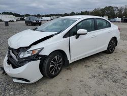 Salvage cars for sale at Tifton, GA auction: 2015 Honda Civic LX