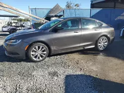 Chrysler Vehiculos salvage en venta: 2015 Chrysler 200 S