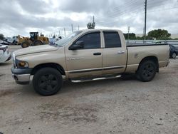 Salvage cars for sale at Miami, FL auction: 2004 Dodge RAM 1500 ST