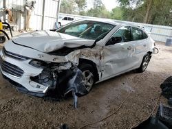 Salvage cars for sale at Midway, FL auction: 2017 Chevrolet Malibu LS