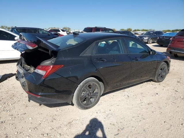 2022 Hyundai Elantra Blue