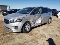 KIA Vehiculos salvage en venta: 2017 KIA Sedona LX