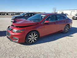 Salvage cars for sale at Kansas City, KS auction: 2018 Chevrolet Malibu LT