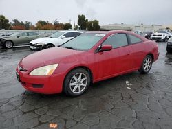 Salvage cars for sale at Martinez, CA auction: 2004 Honda Accord EX