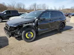 Volkswagen salvage cars for sale: 2024 Volkswagen Tiguan SE R-LINE Black