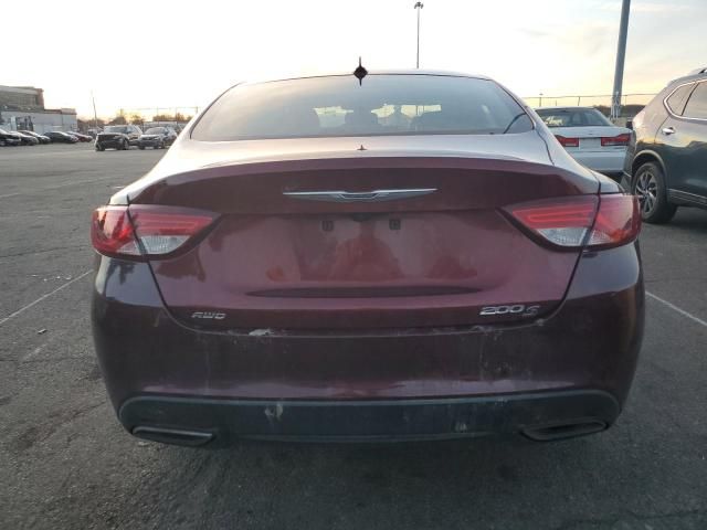 2016 Chrysler 200 S