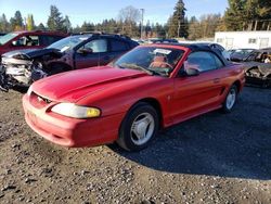 Salvage cars for sale from Copart Graham, WA: 1995 Ford Mustang