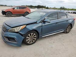 Salvage Cars with No Bids Yet For Sale at auction: 2015 Hyundai Sonata Sport