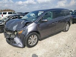 Salvage cars for sale at Temple, TX auction: 2016 Honda Odyssey EXL