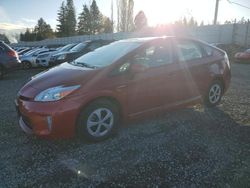 Toyota salvage cars for sale: 2012 Toyota Prius