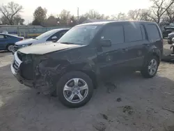 Salvage cars for sale at Wichita, KS auction: 2013 Honda Pilot EXL