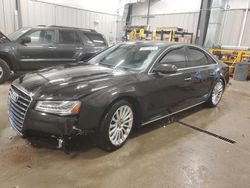 Salvage cars for sale at Casper, WY auction: 2015 Audi A8 Quattro