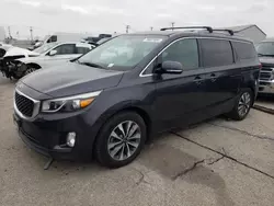 KIA Sedona ex salvage cars for sale: 2015 KIA Sedona EX