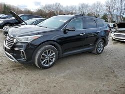 Salvage cars for sale at auction: 2017 Hyundai Santa FE SE