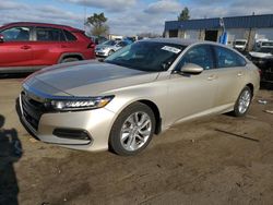 Salvage cars for sale at Woodhaven, MI auction: 2020 Honda Accord LX