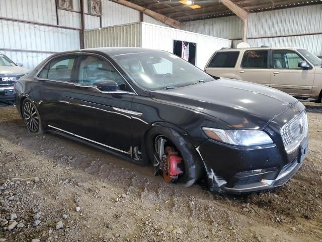 2018 Lincoln Continental Select