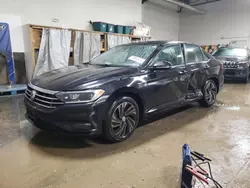 Volkswagen salvage cars for sale: 2019 Volkswagen Jetta SEL Premium