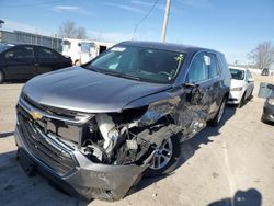 Salvage cars for sale at Pekin, IL auction: 2020 Chevrolet Traverse LS